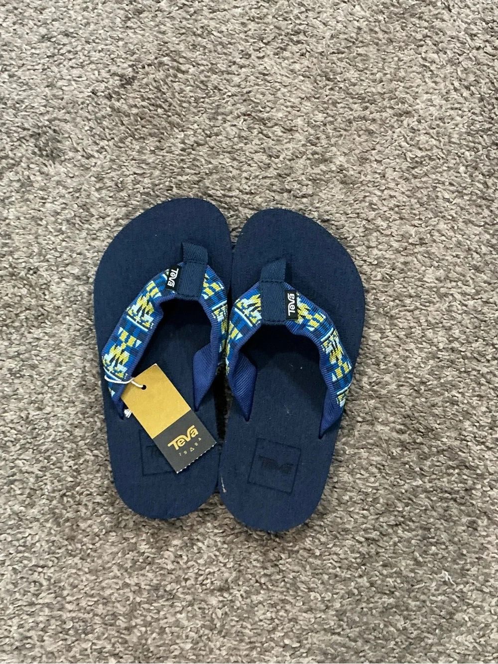 Teva Kids Navy Blue Flip Flops and sanuk